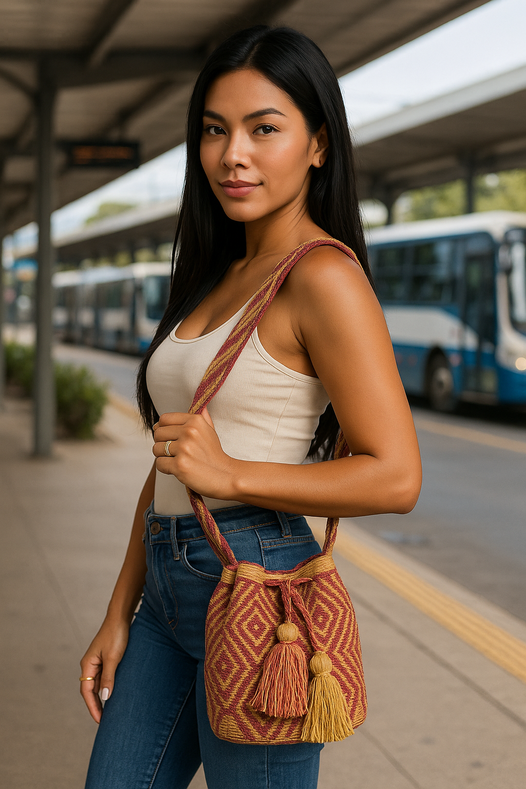 Mochila de Diseño Mediana "Wainpirua" B6