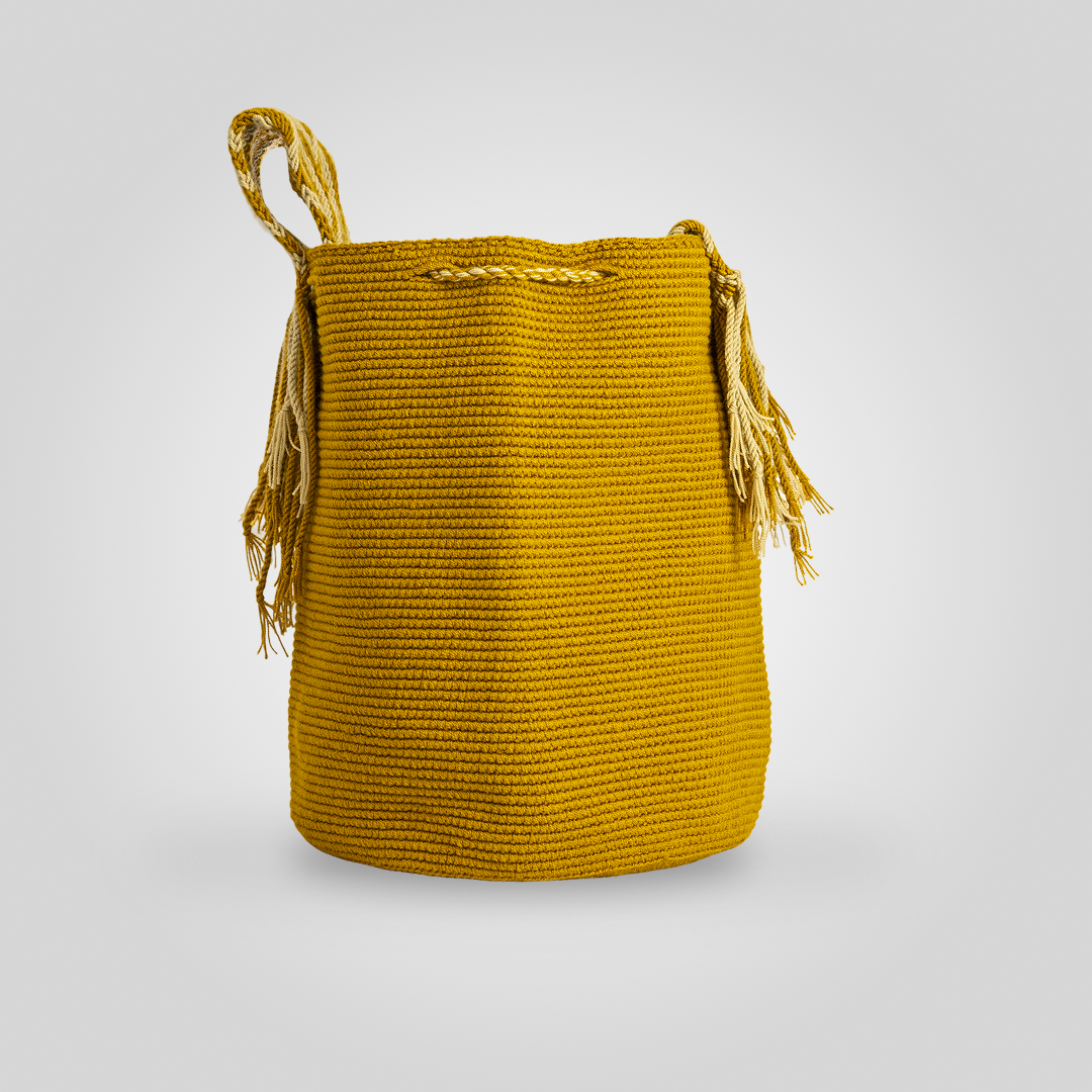 Mochila Wayuu Unicolor "Akuaippa" C3
