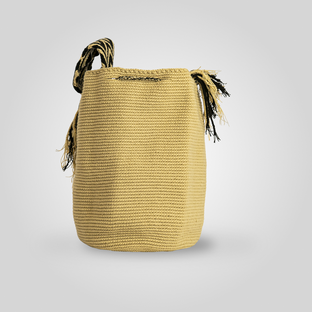 Mochila Wayuu Unicolor "Kepein" C4